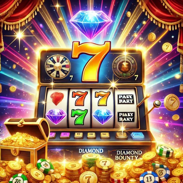 Diamond Bounty 7, elmas teması ve zenginlik hissiyle kazanç dolu bir slot oyunu deneyimi sunuyor.