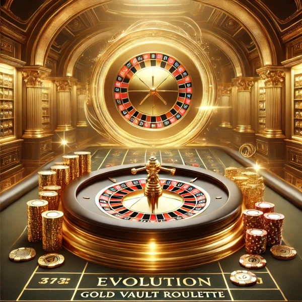 Evolution Gold Vault Roulette, altın temalı bir casino ortamında dönen rulet çarkıyla kazanç dolu bir deneyim.