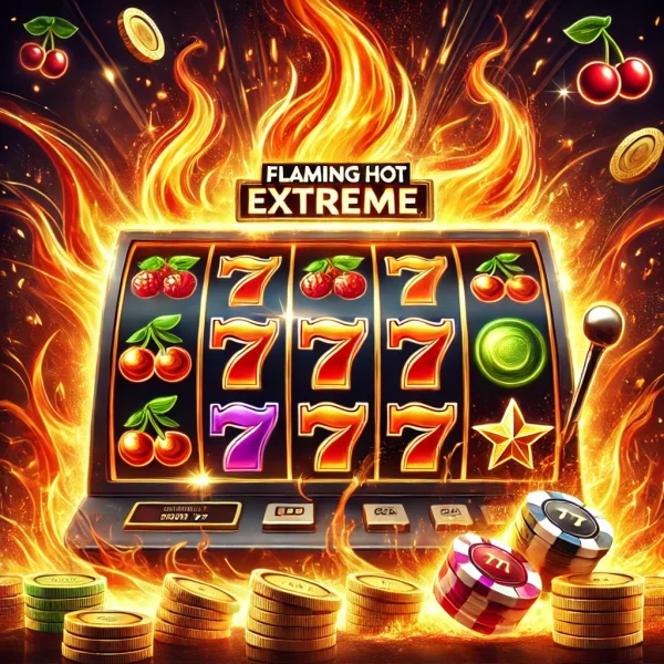 Flaming Hot Extreme slot oyunu, ateşli bir atmosferde büyük kazançlar ve heyecan dolu semboller sunuyor.